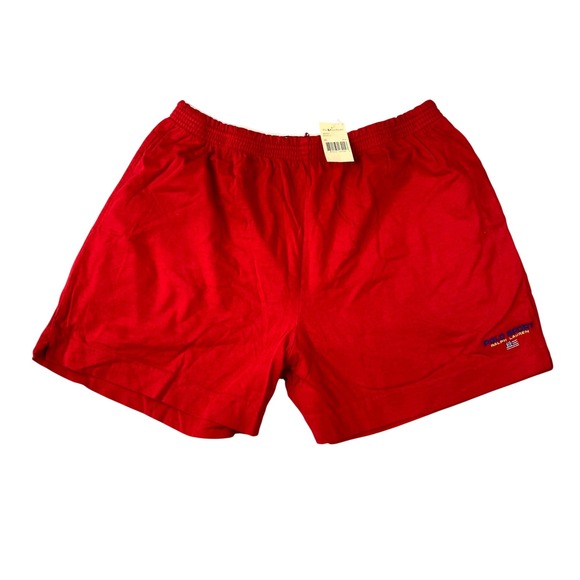 Polo Sport Ralph Lauren Other - Vintage Polo Sport Ralph Lauren Red Knit Shorts Mens XL Vintage 90s Cotton